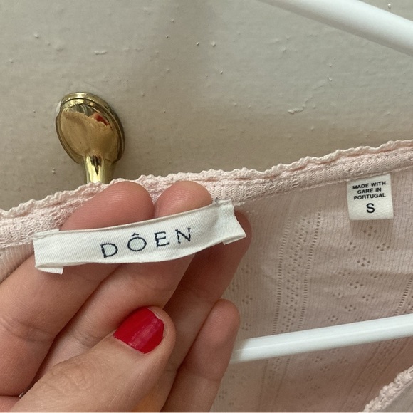 Doen Cilla pointelle tee - Picture 2 of 3